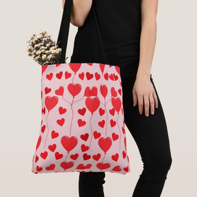 Tote Bag Valentines Day Tygkasse (Närbild)