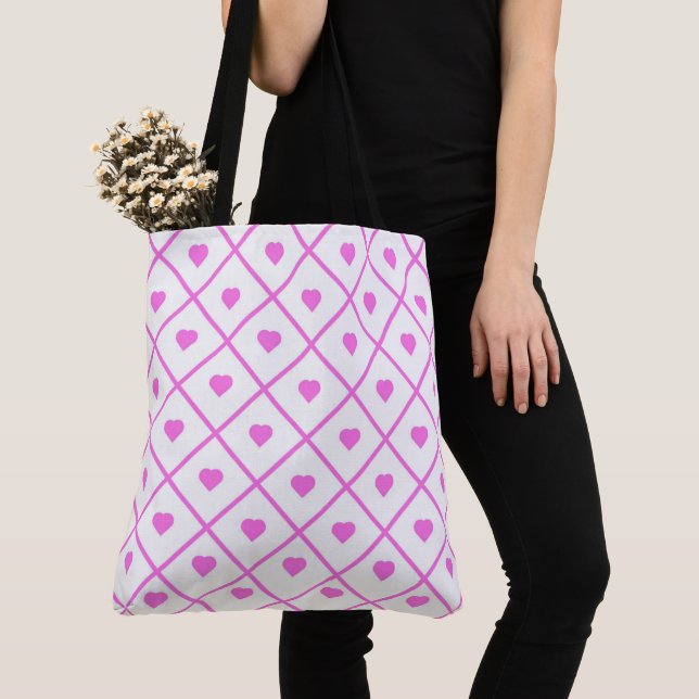 Tote Bag Valentines Day Tygkasse (Närbild)