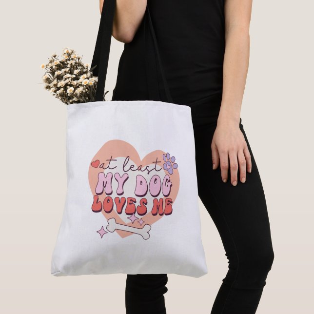 Tote Bag Valentines Day Tygkasse (Närbild)