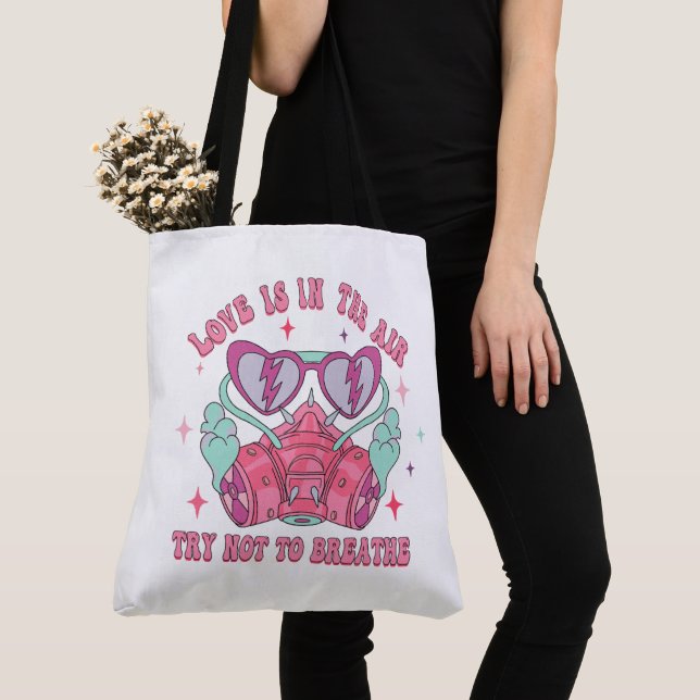 Tote Bag Valentines Day Tygkasse (Närbild)