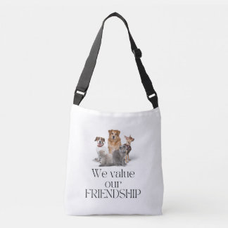 Tote Bag - vi värdesätter vår vänskap Axelväska