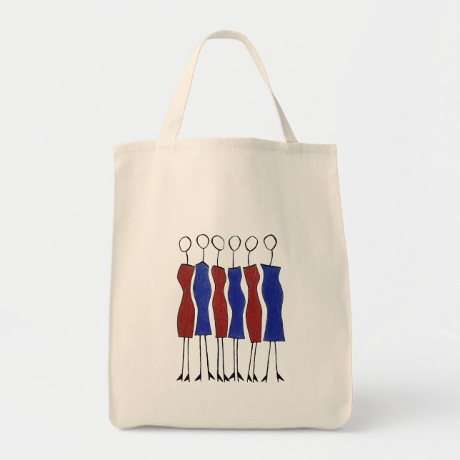 Tote Bag (vismisk handdragen) Tygkasse (Framsidan)
