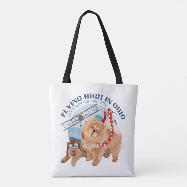 TOTE BAG W/2025 CCCI NATIONAL LOGOTYP TYGKASSE (Baksida)