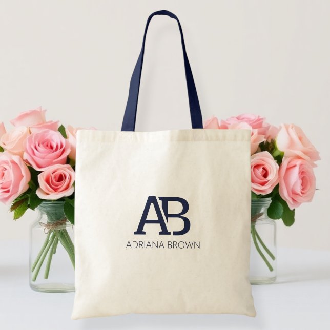 tote bag wedding elegant minimalist simple tygkasse (Skapare uppladdad)