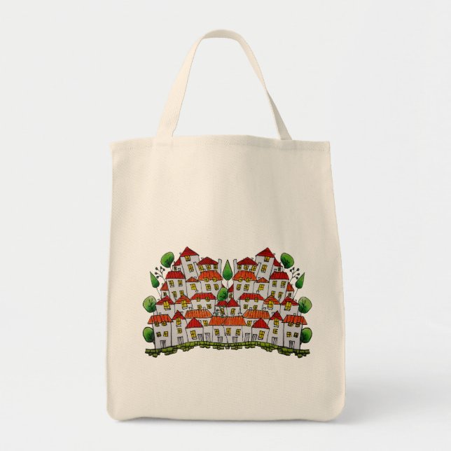 Tote Bag (Whimsical) Tygkasse (Framsidan)