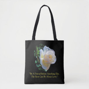 Tote Bag "White Guld Ro" Tygkasse