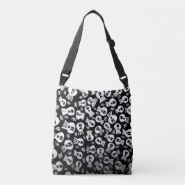 Tote bag with skulls axelväska