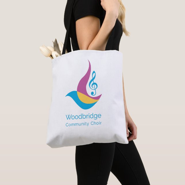 Tote bag - Woodbridge Community Choir Tygkasse (Närbild)