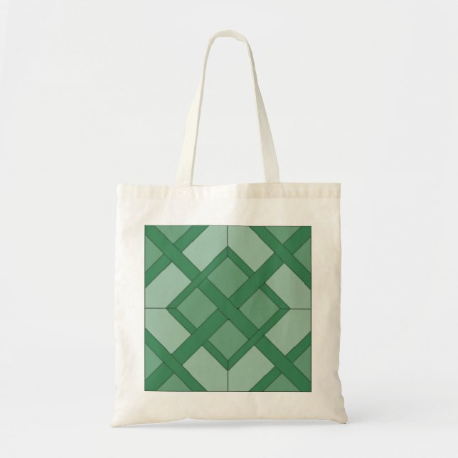 Tote Bag - Woven Lattice Tygkasse (Framsidan)