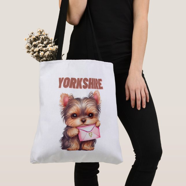 Tote Bag Yorkshire Tygkasse (Närbild)