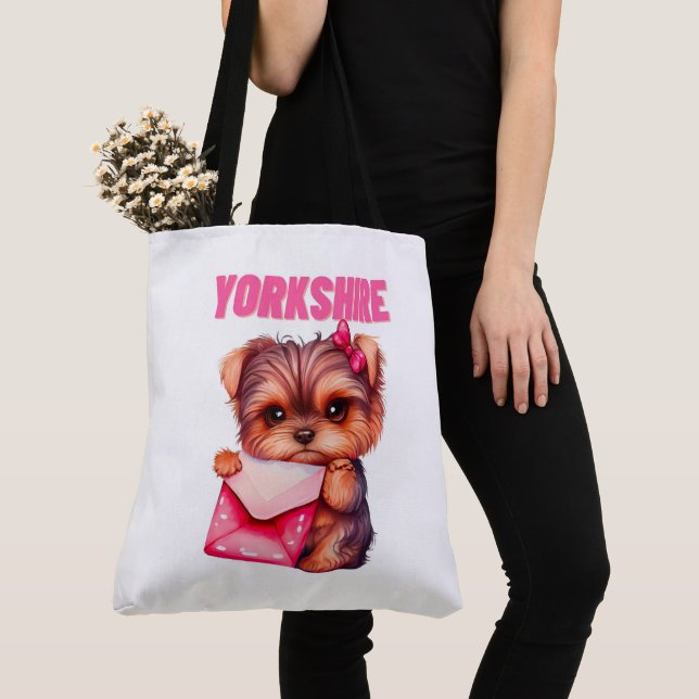 Tote Bag Yorkshire Tygkasse (Närbild)