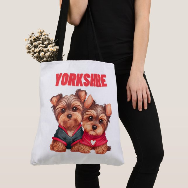 Tote Bag Yorkshire Tygkasse (Närbild)
