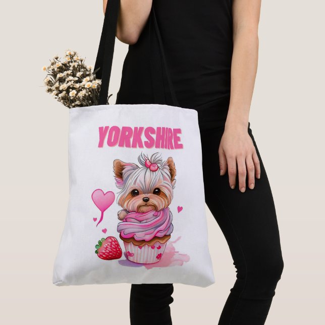 Tote Bag Yorkshire Tygkasse (Närbild)