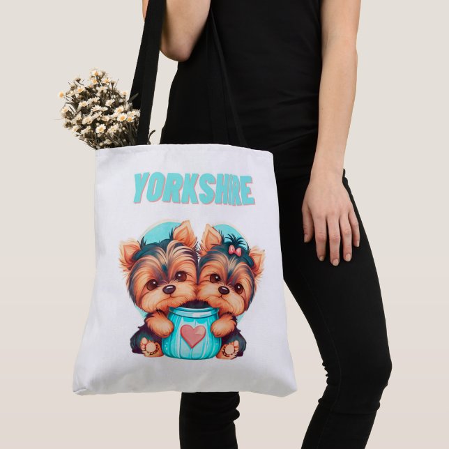 Tote Bag Yorkshire Tygkasse (Närbild)