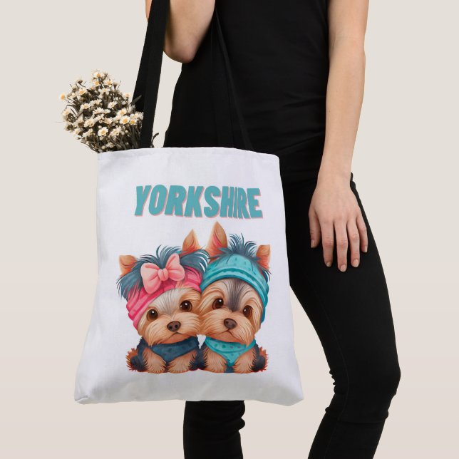 Tote Bag Yorkshire Tygkasse (Närbild)