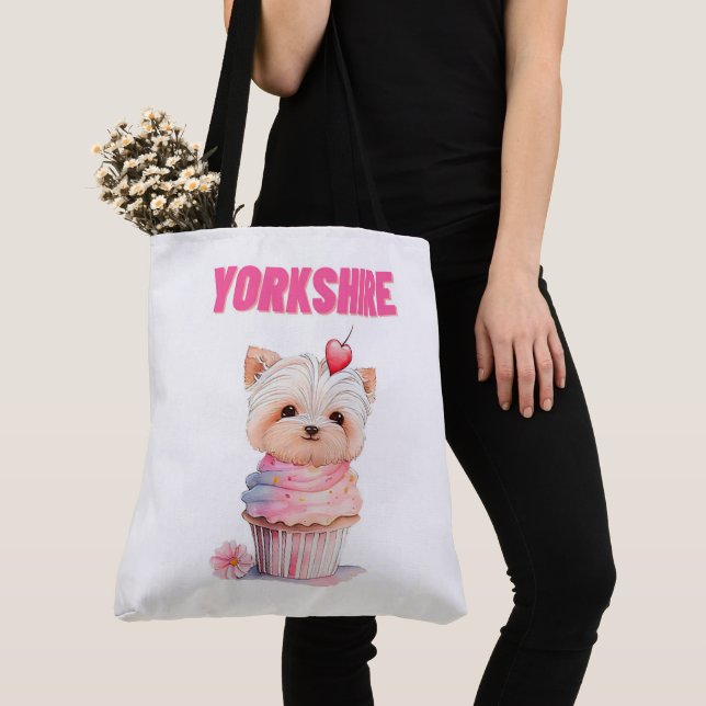 Tote Bag Yorkshire Tygkasse (Närbild)