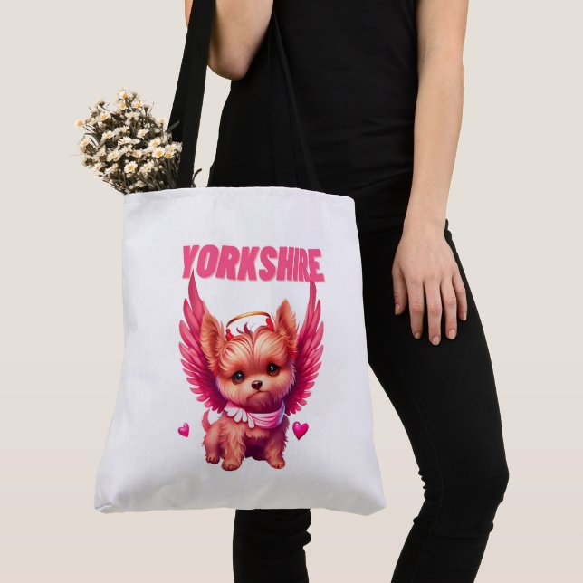 Tote Bag Yorkshire Tygkasse (Närbild)