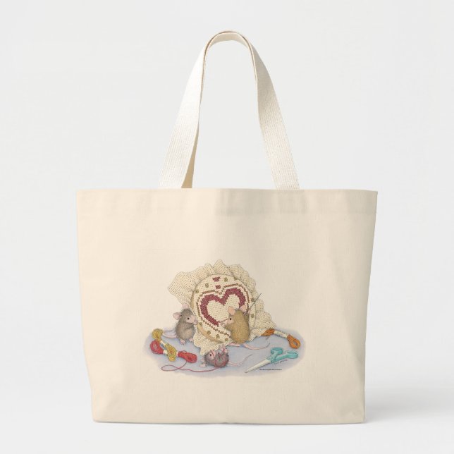 Tote bags för Hus-Mus Designs® jumbo Tygkasse (Framsidan)