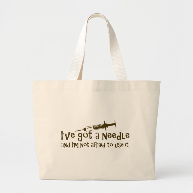 Tote bags för sjuksköterskor jumbo tygkasse (Framsidan)