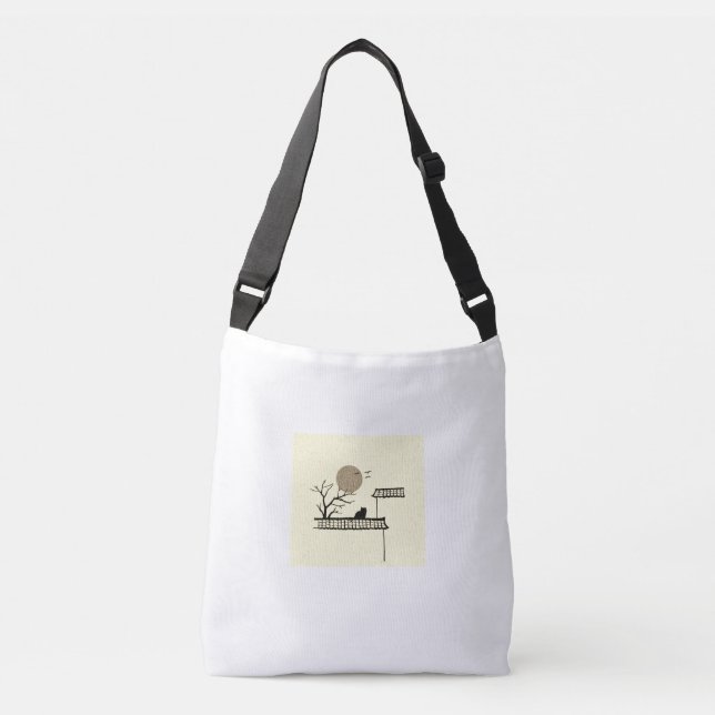 Tote bags för trendig flickor. axelväska (Framsida)