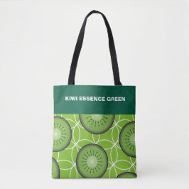 Tote bags kiwi essence grönt tygkasse