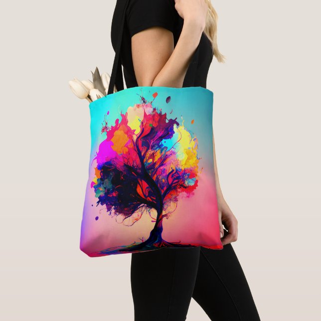 TOTE BAGS l TRENDIG TOTE BAGS Tygkasse (Närbild)