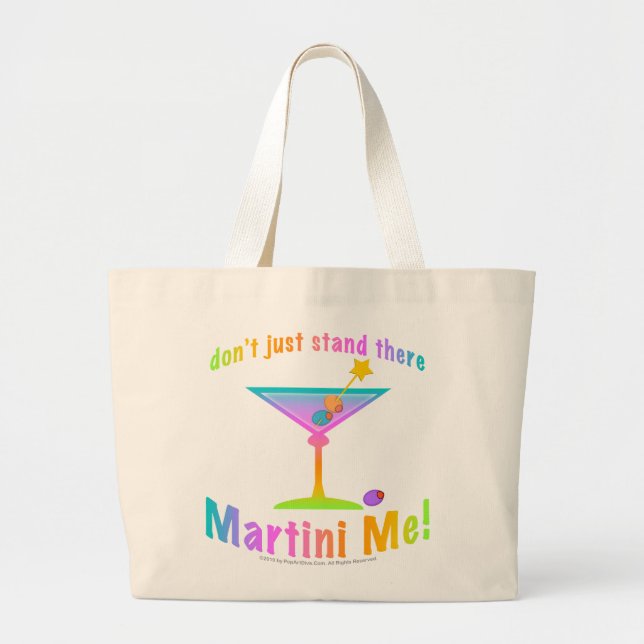 Tote Bags - MARTINI ME Jumbo Tygkasse (Framsidan)