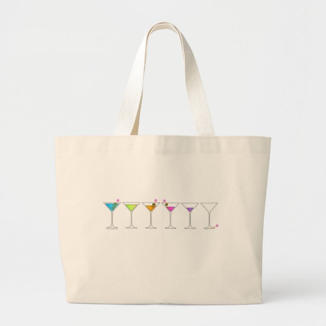 Tote bags - Martinis Going, Going, BORTA Jumbo Tygkasse (Framsidan)