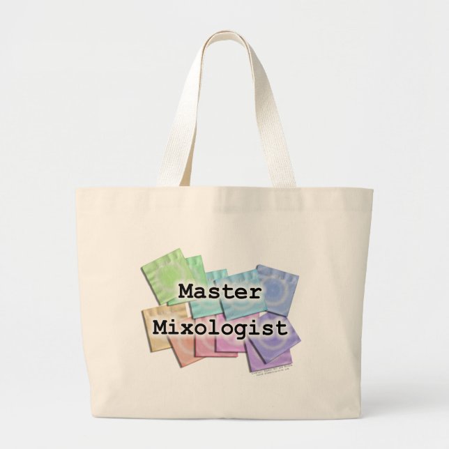 Tote Bags - MASTER MIXOLOGIST Jumbo Tygkasse (Framsidan)