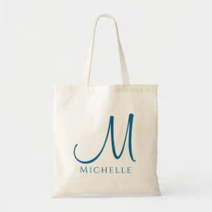 Tote bags Trendig Monogram Namn Initial Brev Tygkasse