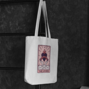 Tote-blocket för Älskare-Tarot Card Tygkasse
