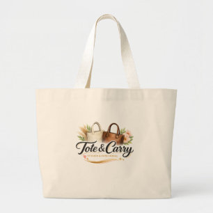 Tote & Carry - Stylisk & Funktionell Jumbo Tygkasse