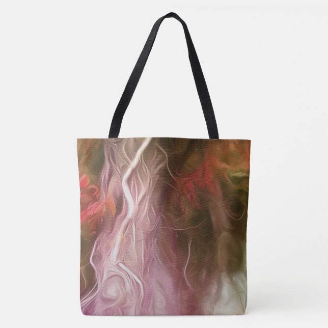 Tote Dream Light Red Träd Tygkasse (Framsida)