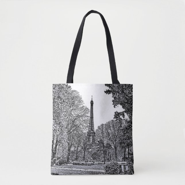 Tote EIFFEL TORN Tygkasse (Framsida)