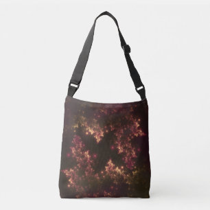 Tote Fractal Löv Red Glow Axelväska