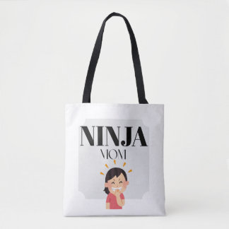 Tote Funny Ninja Mom Reusable Tote Bag | Cute Cart Tygkasse