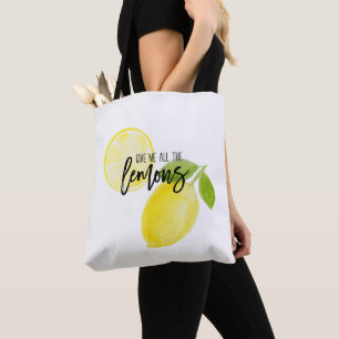 Tote Ge mig alla citroner Tygkasse