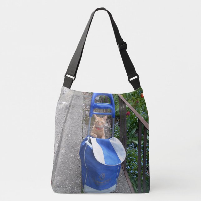 Tote Ginger Cat Axelväska (Framsida)