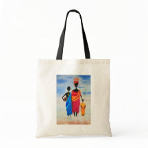 Tote med African Family