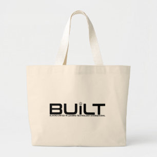 Tote med Byggt Logotyp Jumbo Tygkasse
