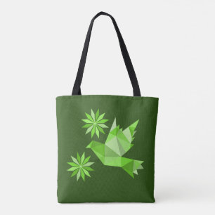 Tote med kreativ med blomma tygkasse