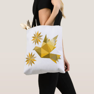 Tote med kreativ med blomma tygkasse