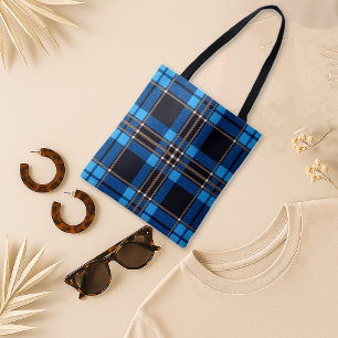 Tote Modern Blue and Black Play Tygkasse