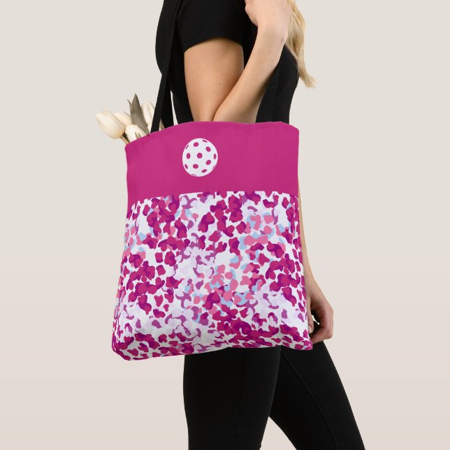 Tote Rosa Camo Tygkasse (Närbild)