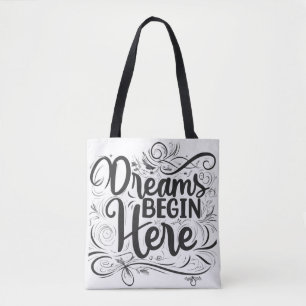 Tote Stil: Tote Bag, Medium, för övertryckning Tygkasse