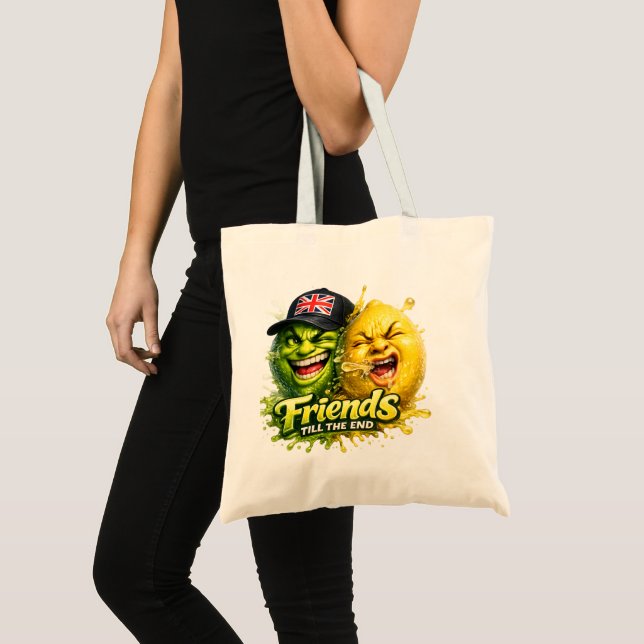 Tote-väska, bästa vänner tygkasse (Framsida (produkt))