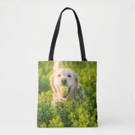Tote-väska med Golden Retriever Tygkasse