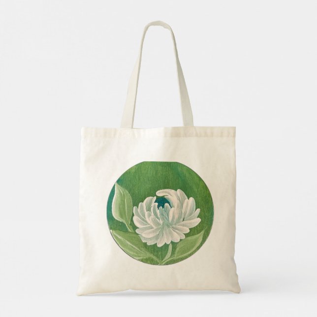 Tote väskor i blomsterdesign (Baksida)