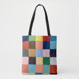 Tote väskor i funky fyrkantig design