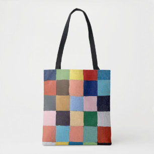 Tote väskor i funky fyrkantig design